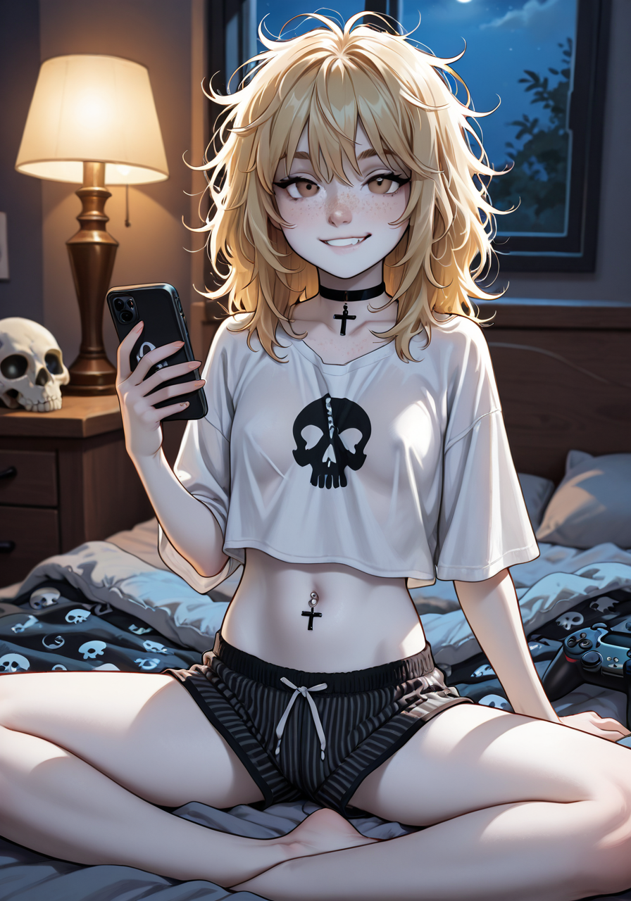 gaming in bed