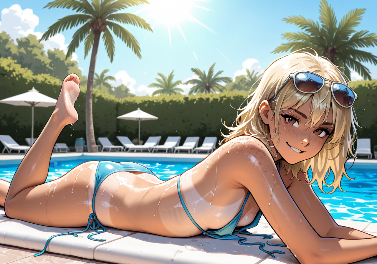 poolside july