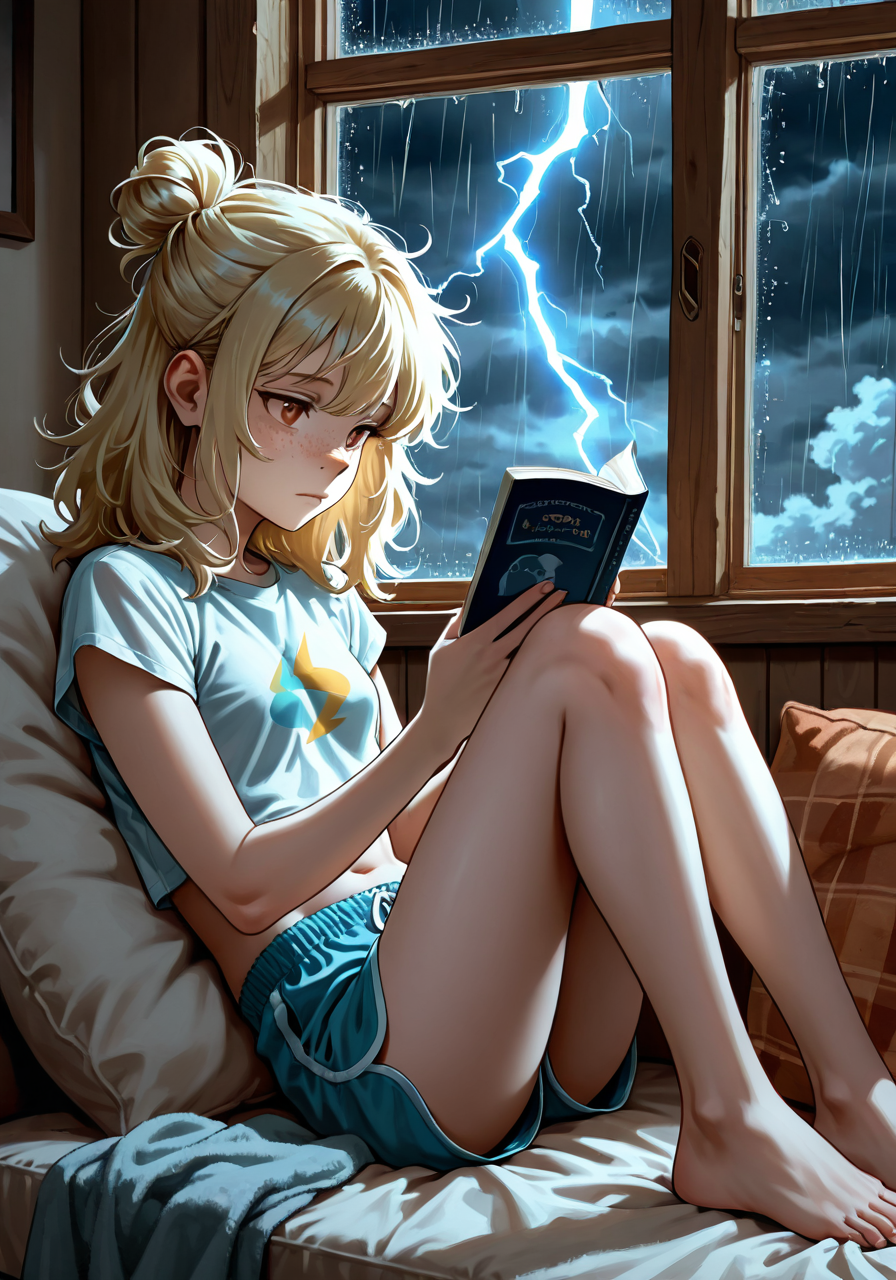 rainy window reading